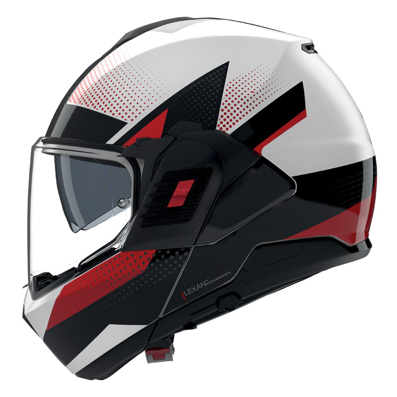 Nolan N120-1 CICLONE WHITE/BLACK/RED