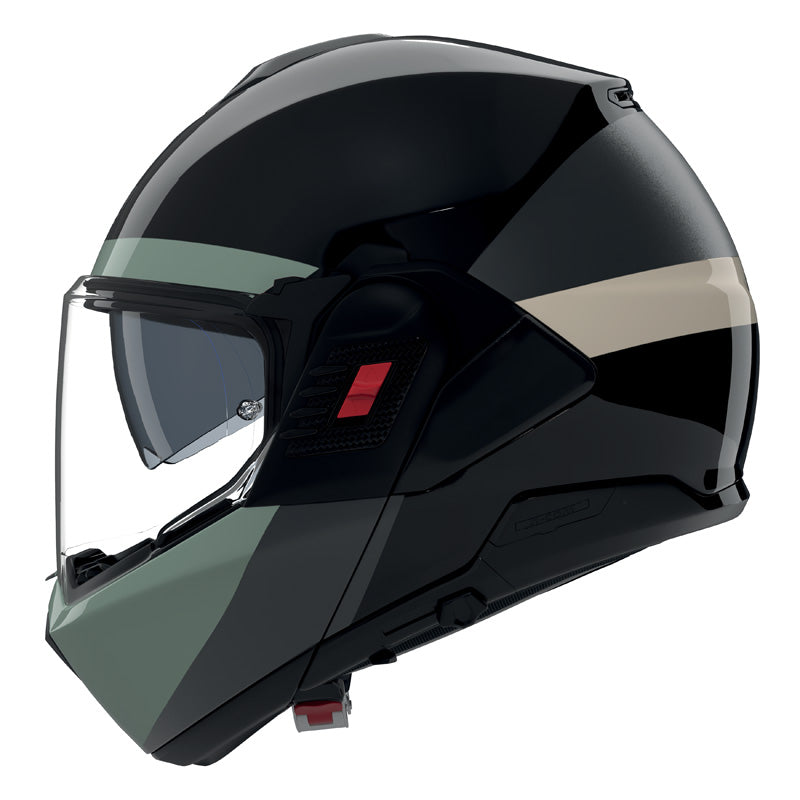 Nolan N120-1 BLOCCO BLACK/GREEN/IVORY