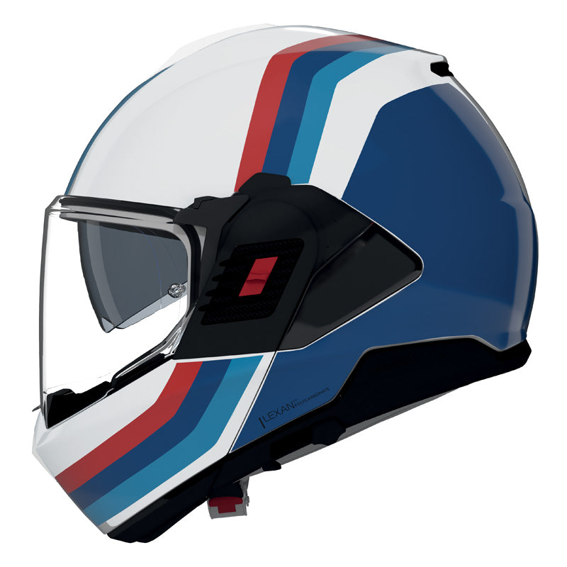 Nolan N120-1 LINEO WHITE/BLUE/RED