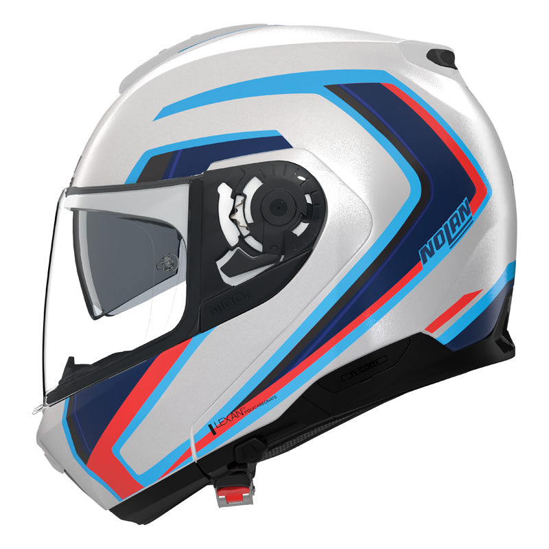 Nolan N100-6 RADIANTE WHITE/BLUE/RED