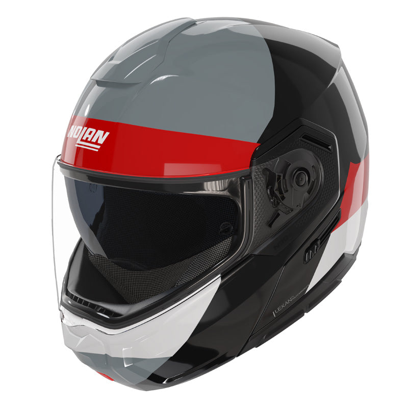 Nolan N90-3 BLOCCO BLACK/RED/WHITE