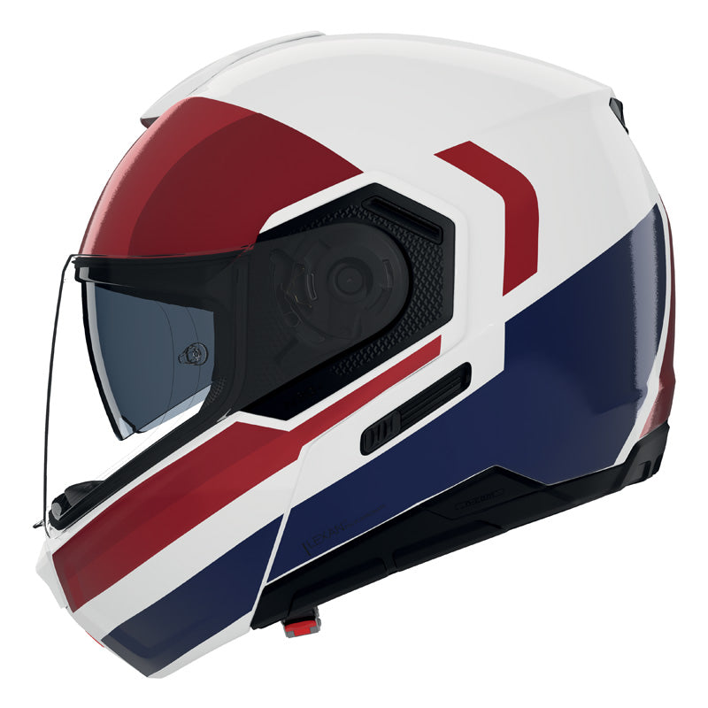 Nolan N90-3 ROBOTO WHITE/RED/BLUE