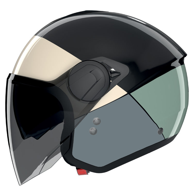 Nolan N20-2 VISOR BLOCCO BLACK/IVORY/GREEN
