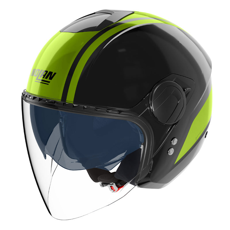Nolan N20-2 VISOR DOLCE VITA BLACK/FLUO YELLOW