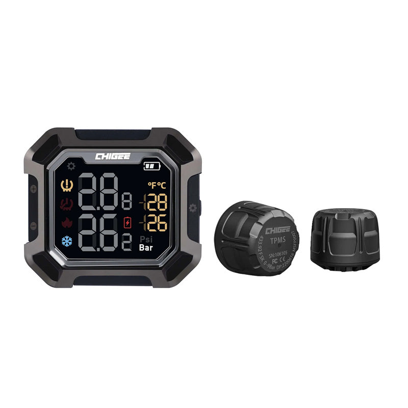 Chigee G3 TIRE PRESSURE MONITOR EXTERNAL TIRE PRESSURE SENSORS (BLACK)