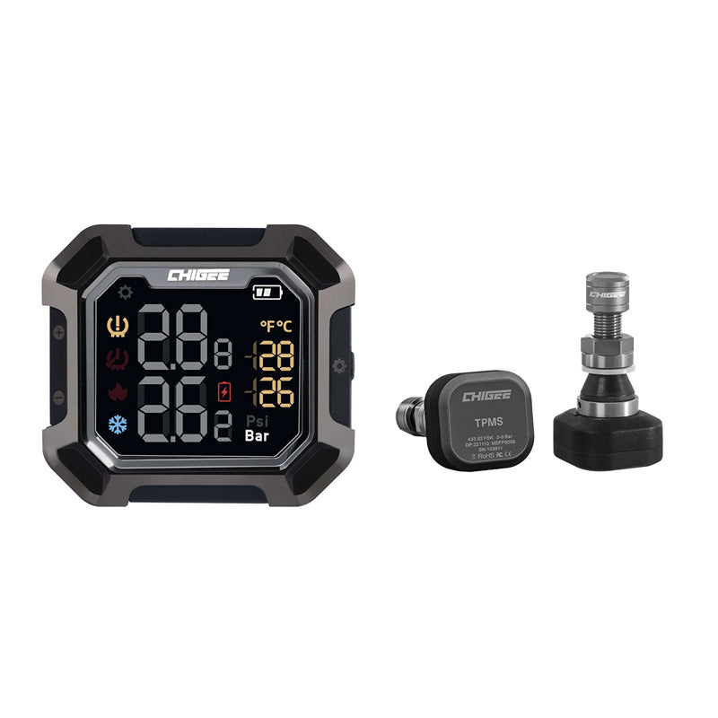 Chigee G3 TIRE PRESSURE MONITOR INTERNAL TIRE PRESSURE SENSORS (BLACK)