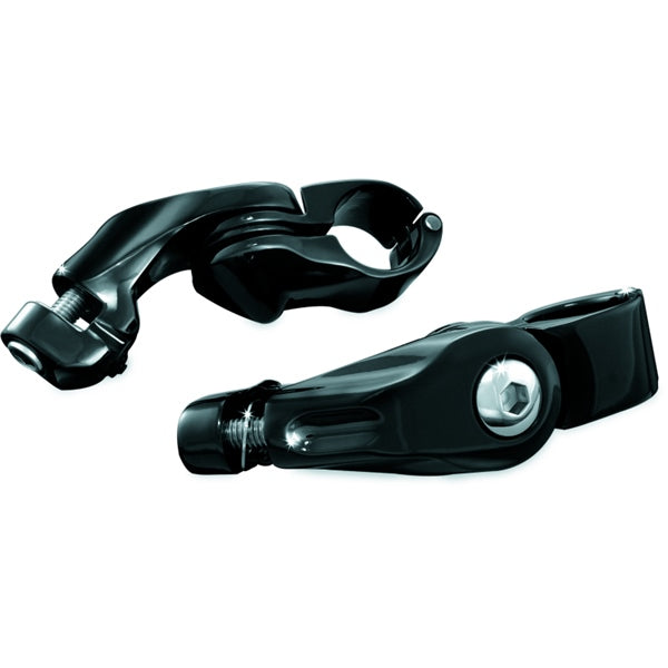 Kuryakyn ARM Back 4" Tourtech W/clamp 1-1/4" BK