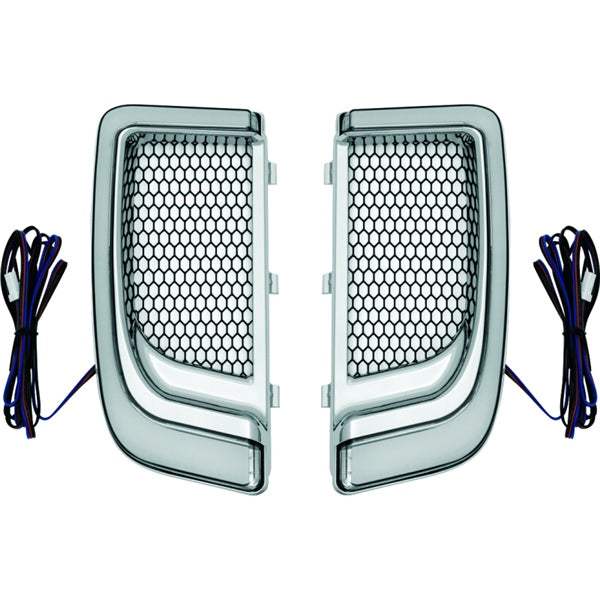 Kuryakyn Fairing Grill LED LWR Tracer CH