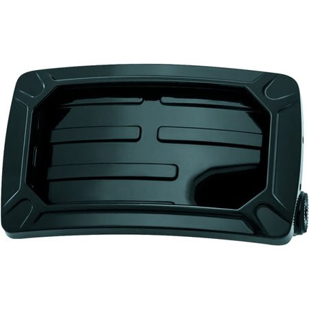 Kuryakyn License Plate Hold Nova Curved Horiz BK