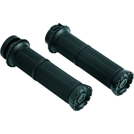 Kuryakyn Grip Dual Cable Riot SAT BK