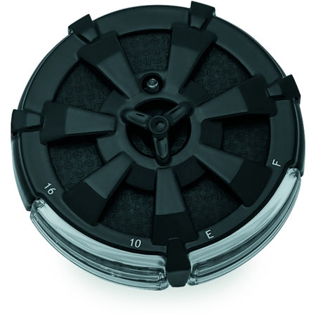 Kuryakyn Gauge Carb & Battery Alley CAT DEL BK