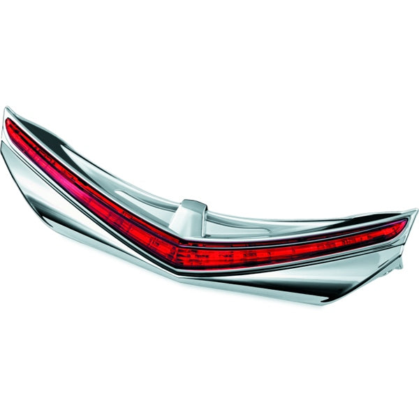 Kuryakyn Fender TIP RR LED RD Lens Chrm