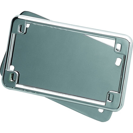 Kuryakyn License Frame & Backing Plate 4"X7" Chrm