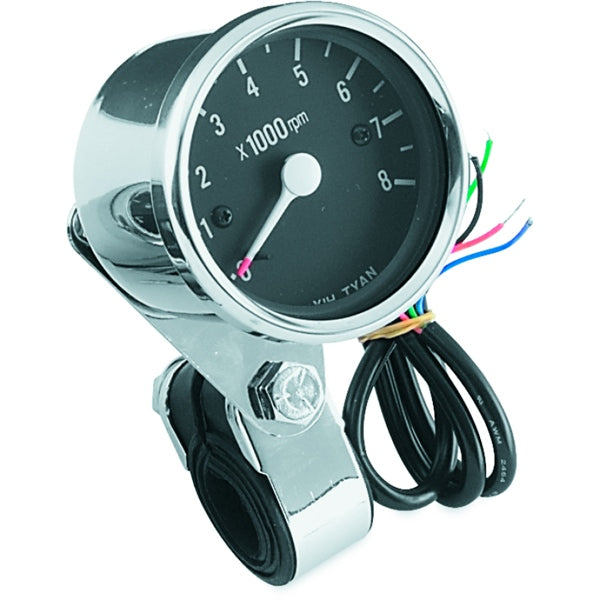 Biker's Choice Tachometer 8000RPM 2 1/2" BK