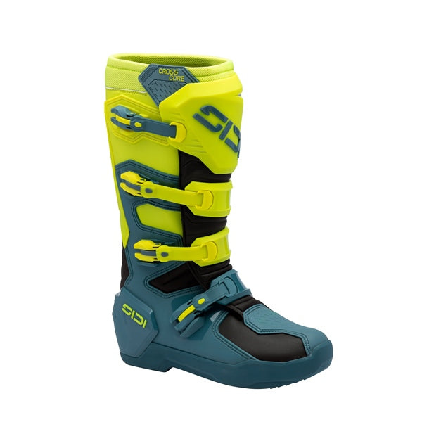 Sidi Boot Crosscore Petrol Fluo YE