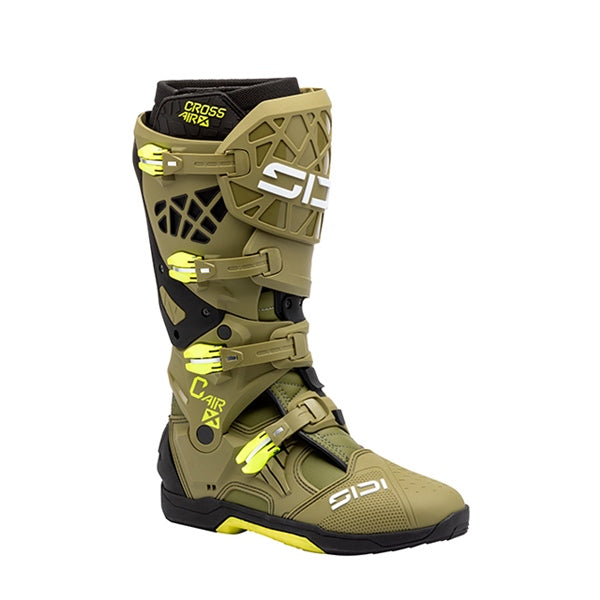 Sidi Boot Crossair X Olive Gr/fluo YE