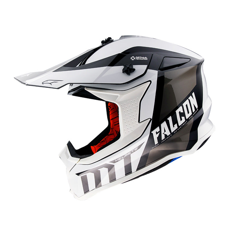 MT Helmets FALCON HELMET - WARRIOR - White