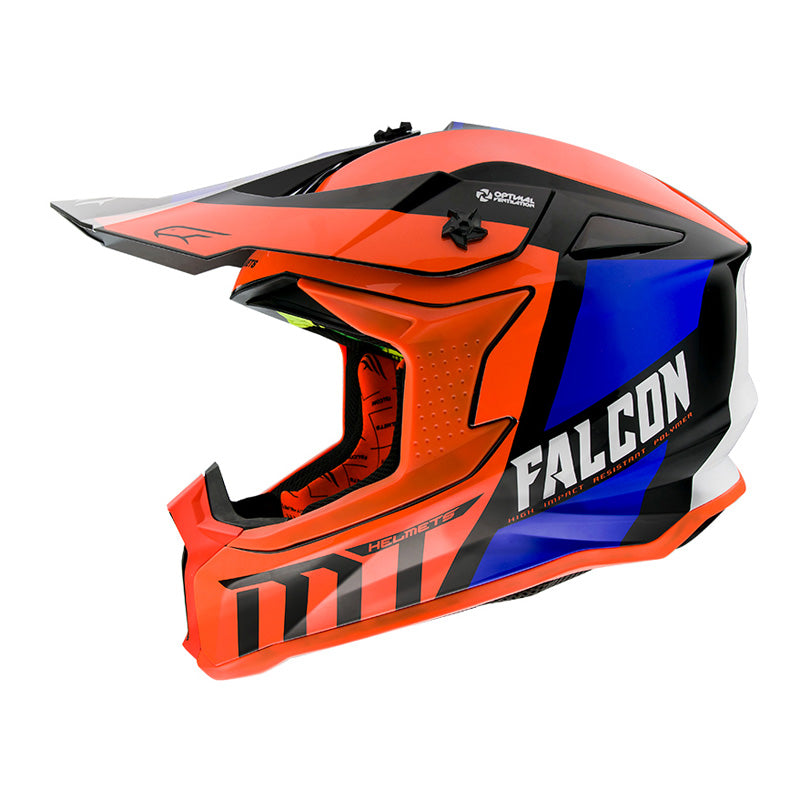 MT Helmets FALCON HELMET - WARRIOR - Fluo Orange