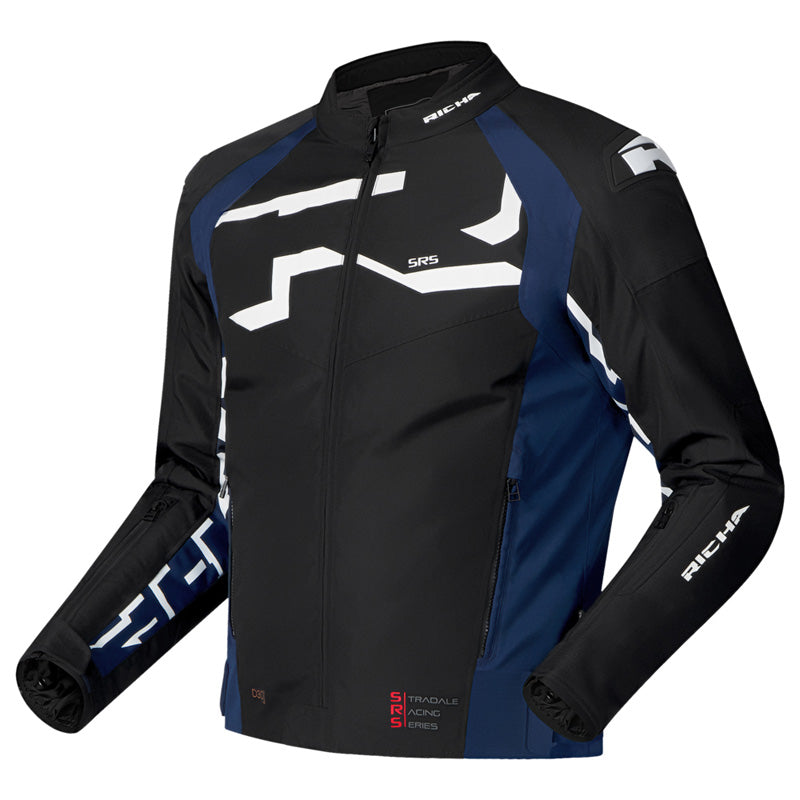 Richa STRADALE TEX WP JACKET BLACK/BLUE