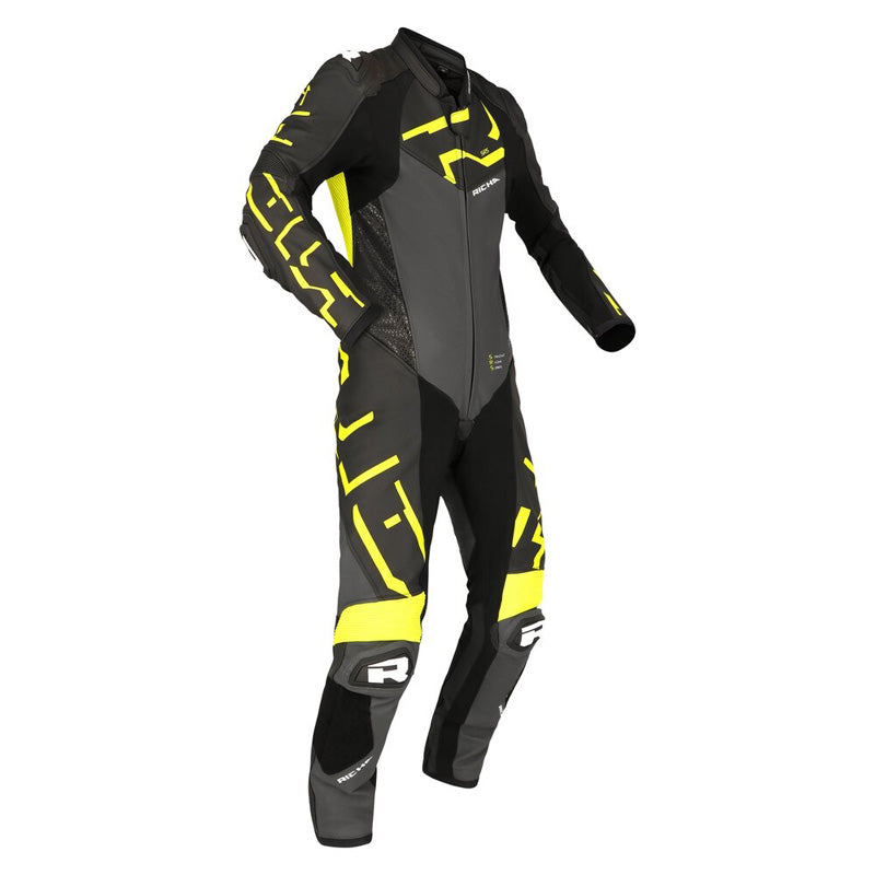 Richa STRADALE GP 1PC GREY/FLUO YELLOW