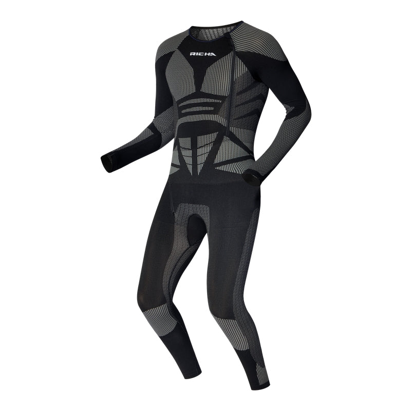 Richa Race 2.0 Base Layer 1-Piece - Men - Black/Blue
